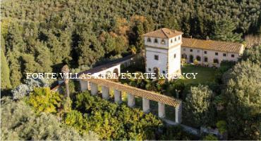 An important real estate complex located in Tuscany, in Versilia, in the Municipality of Camaiore, consisting of a large manor house of historical interest, a tower, various houses and buildings, former religious buildings and agricultural land.