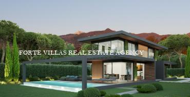 Bellissimo progetto di villa singola di 400 mq con piscina e ampio giardino, situato in posizione centrale a circa 700 metri dal mare a Forte dei Marmi.