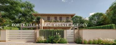 New project of villa with mini pool of about 30 square meters and garden, centrally located in Forte dei Marmi about 500 meters from the sea.