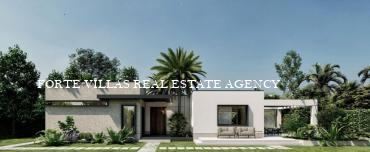 Moderno progetto di villa singola in ottima posizione centrale a circa 700 metri dal mare, con piscina e ampio giardino di circa 2000 mq