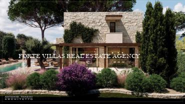 Meraviglioso progetto di villa singola con piscina, veranda coperta e posto auto privato, sitiato in posizione centrale a circa 1 km dal mare.