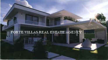 New Villa project. At about 700 m from the sea, excellent location. 