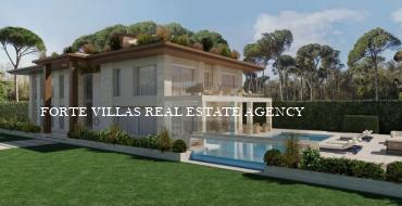 Wonderful project of Villa with swimming pool, centrally located about 800 sqm from the sea.